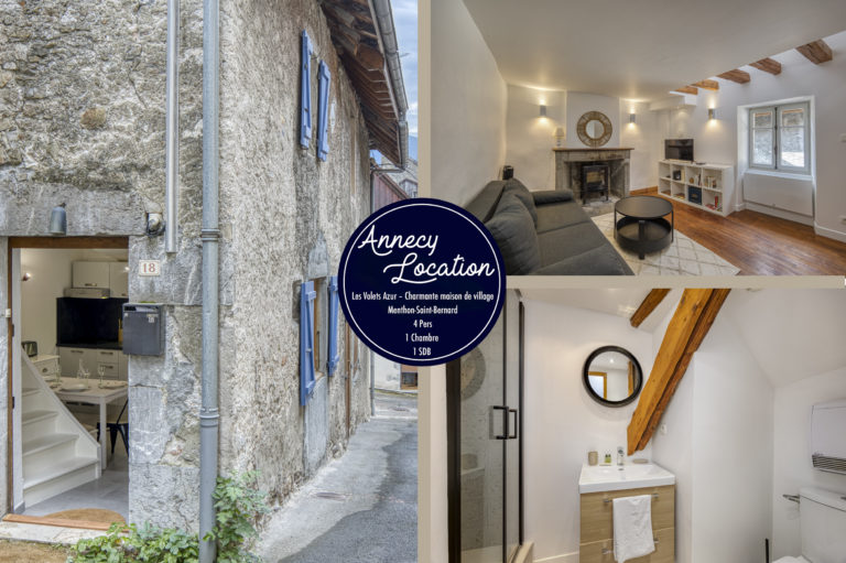 🏡 Les Volets Azur – Le refuge cosy de Menthon