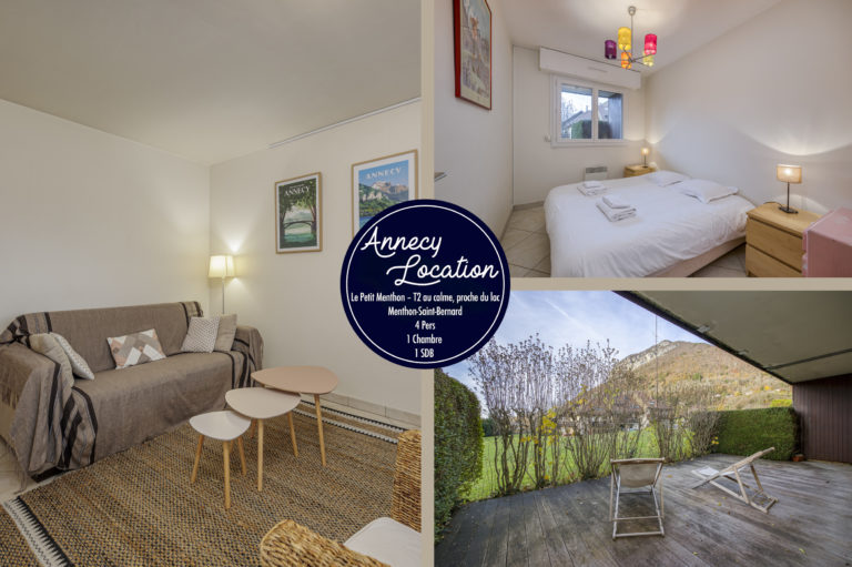 Le Petit Menthon – T2 au calme, proche du lac